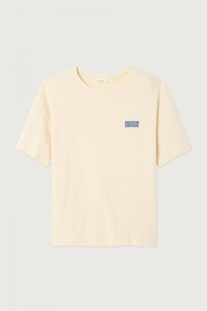 AMERICAN VINTAGE Polo/T-shirt ECRU / S T-Shirt American Vintage - T-shirt homme Ykobow