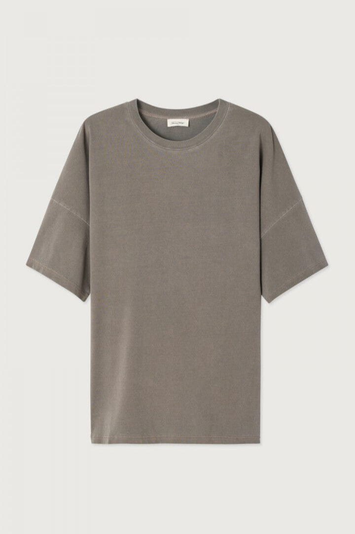 AMERICAN VINTAGE Polo/T-shirt SEPIA VINTAGE / XS T-Shirt American Vintage - T-Shirt Homme Fizvalley