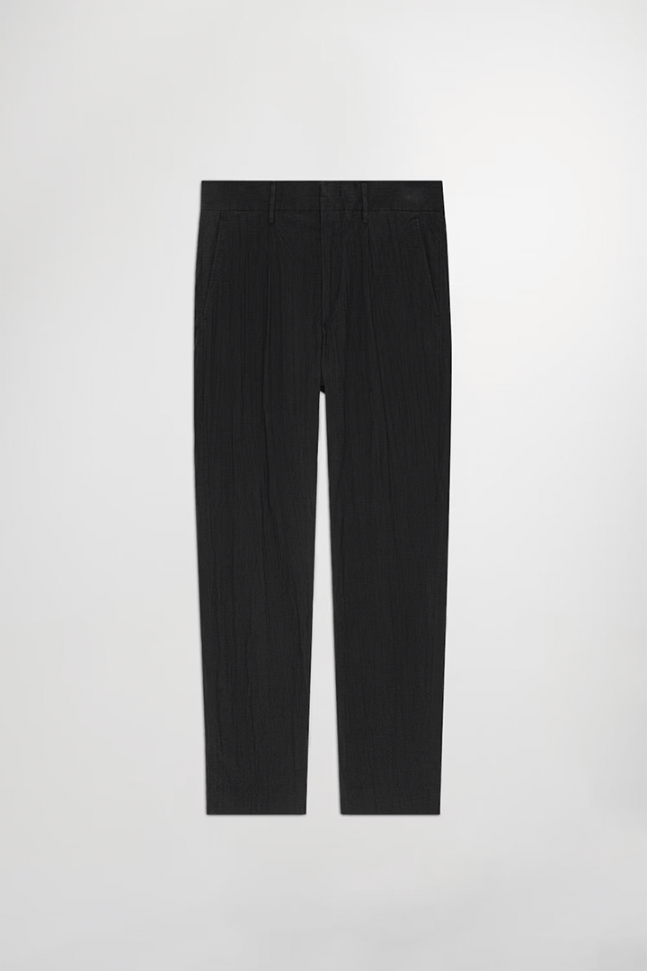 NN07 Pantalons Pantalon NN07 - Bill Pleated seersucker regular fit Trouser 5721