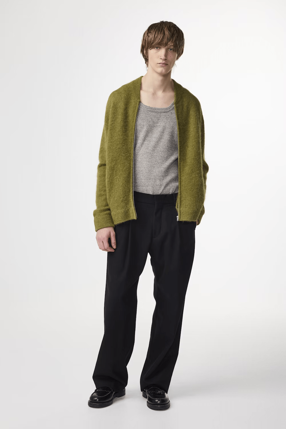 NN07 Pantalons Pantalon NN07 - Kay Relaxed Fit Wool Blend Pant 1630