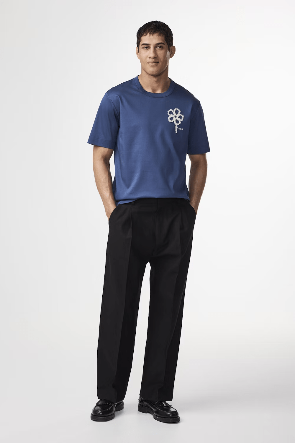 NN07 Polo/T-shirt T-shirt NN07 - Pedro Embroidery organic cotton Tee 35255
