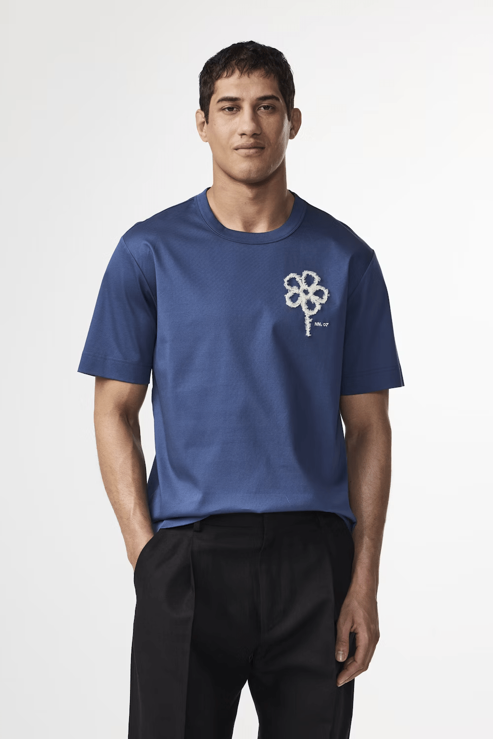 NN07 Polo/T-shirt T-shirt NN07 - Pedro Embroidery organic cotton Tee 35255