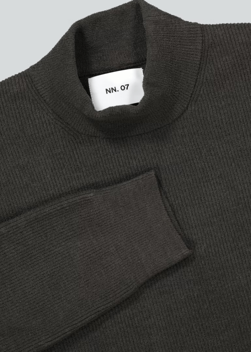 NN07 Pull/Cardigan/Gilet Dark Army / L Pull NN07 - Danny Mock Neck 6429