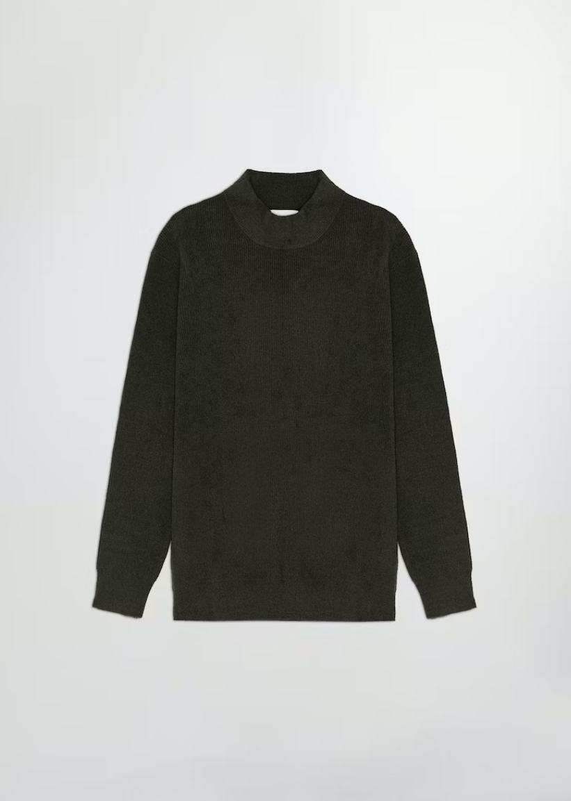 NN07 Pull/Cardigan/Gilet Dark Army / L Pull NN07 - Danny Mock Neck 6429