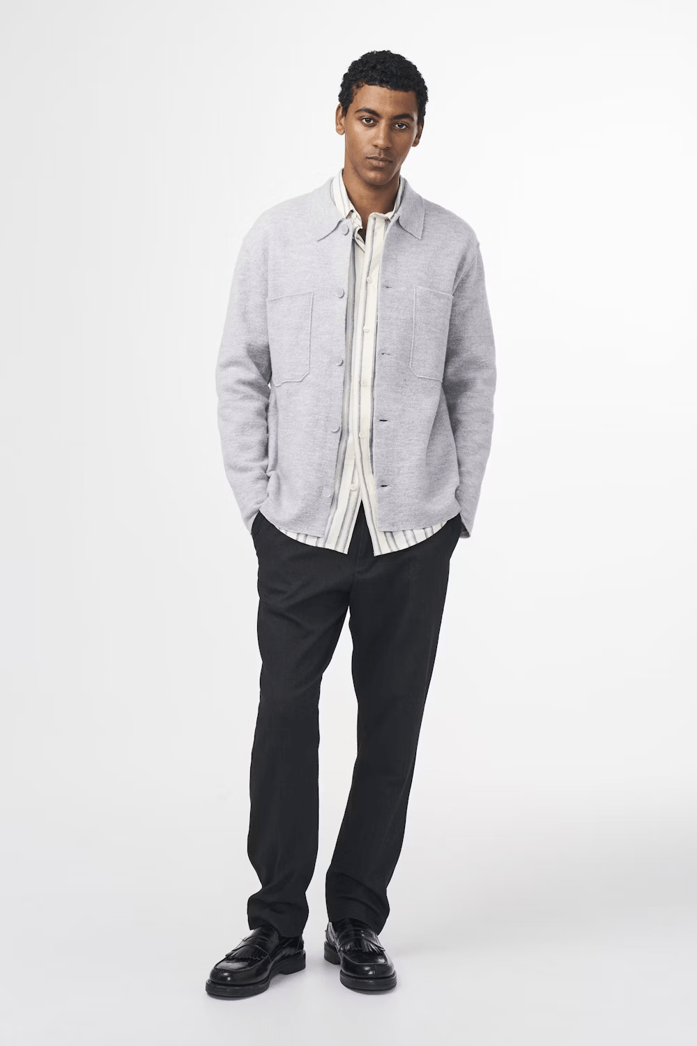 NN07 Pull/Cardigan/Gilet Surchemises NN07 - Jonas Boiled wool Overshirt 6398