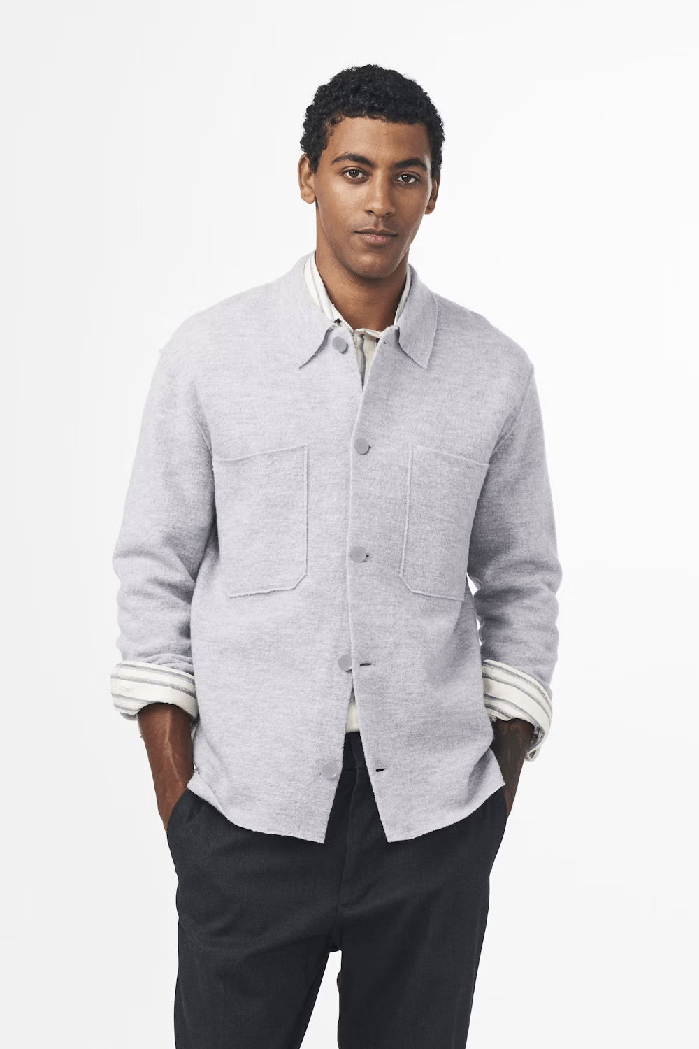 NN07 Pull/Cardigan/Gilet Surchemises NN07 - Jonas Boiled wool Overshirt 6398