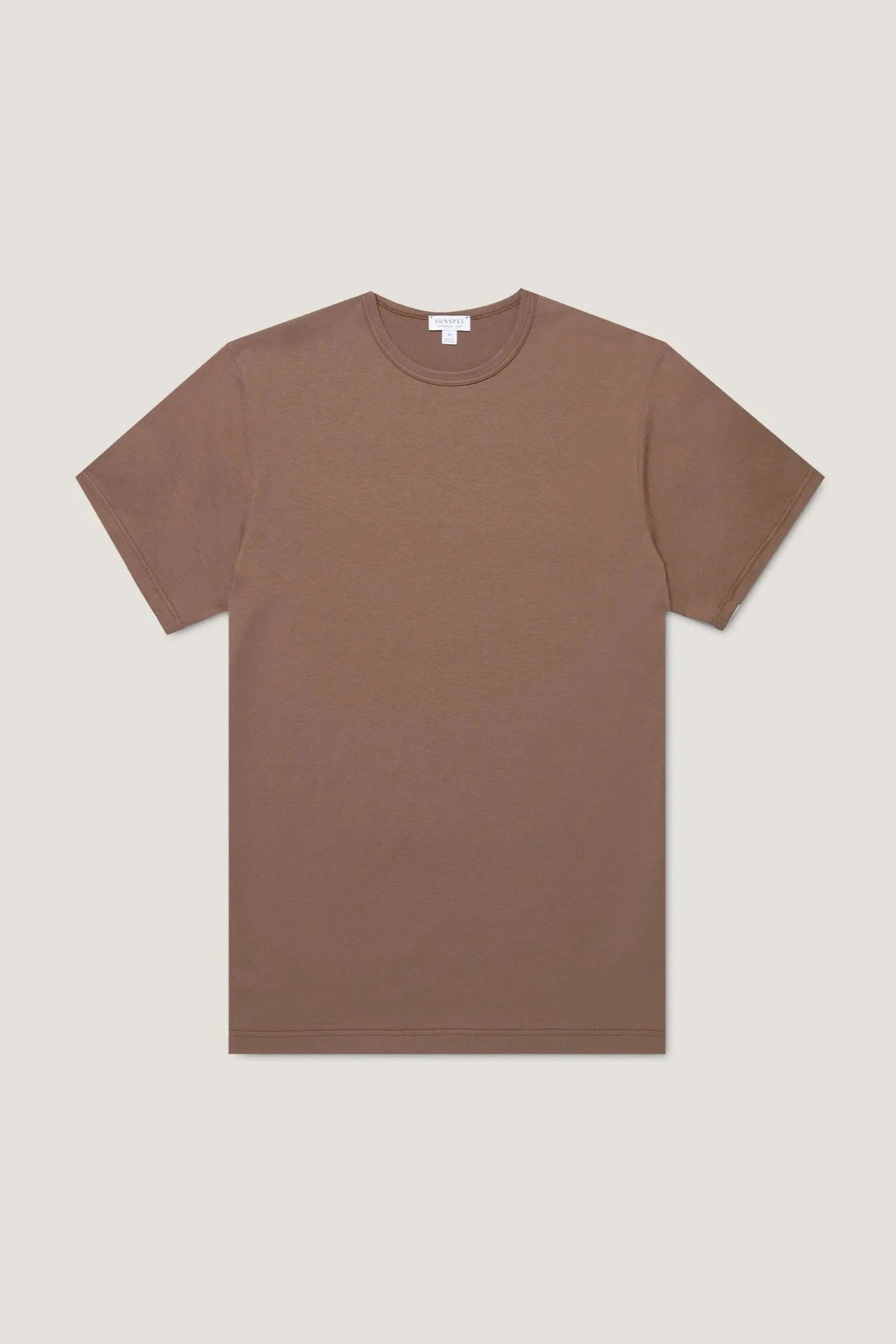 SUNSPEL Polo/T-shirt Brun profond / S T‑shirt Sunspel - T‑shirt classique