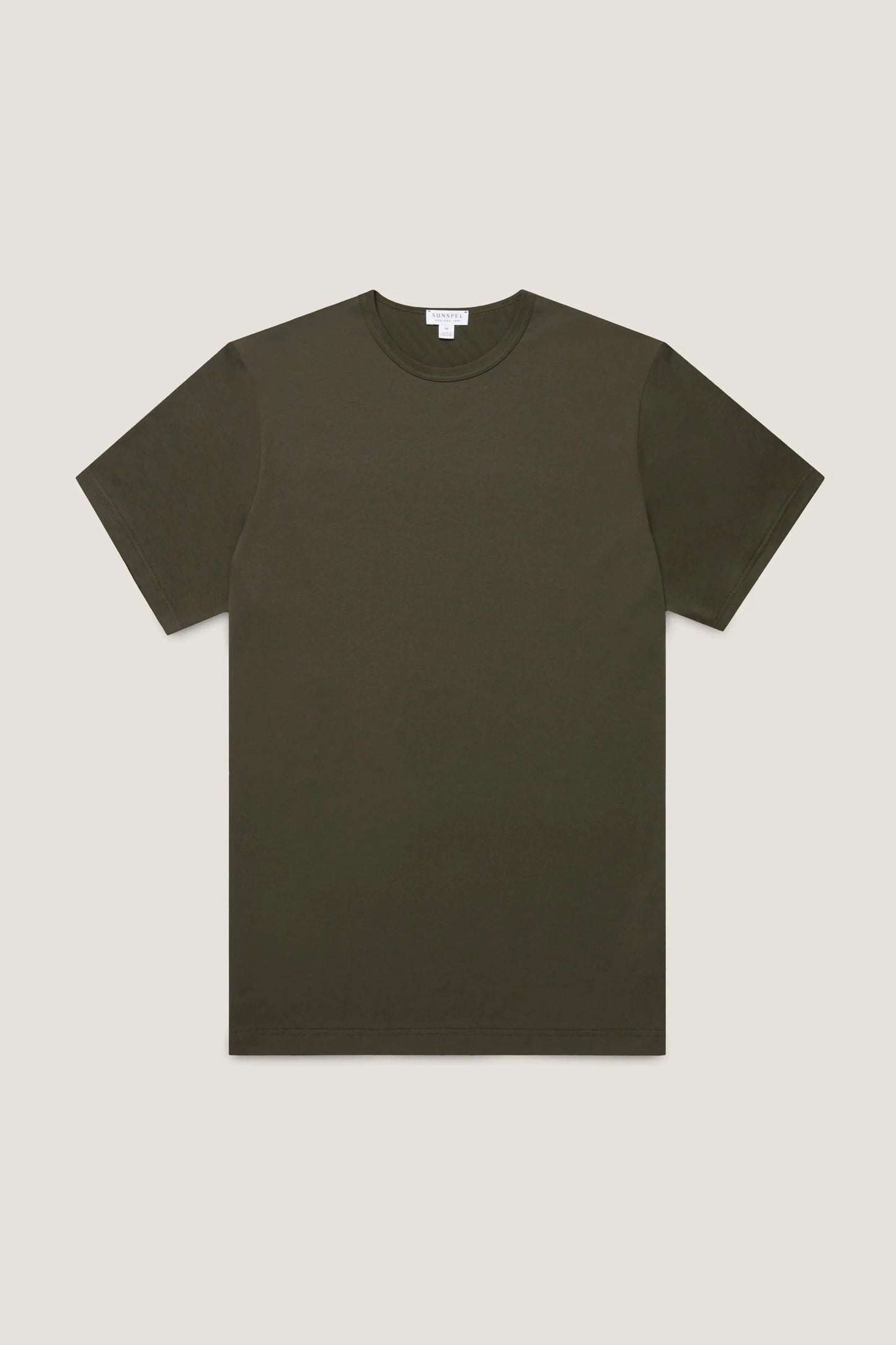 SUNSPEL Polo/T-shirt Vert foncé / S T‑shirt Sunspel - T‑shirt classique