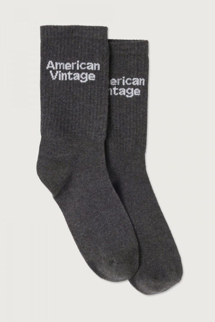 AMERICAN VINTAGE Accessoires ANTHRACITE / M Chaussettes American Vintage - Chaussettes mixte Clypsun
