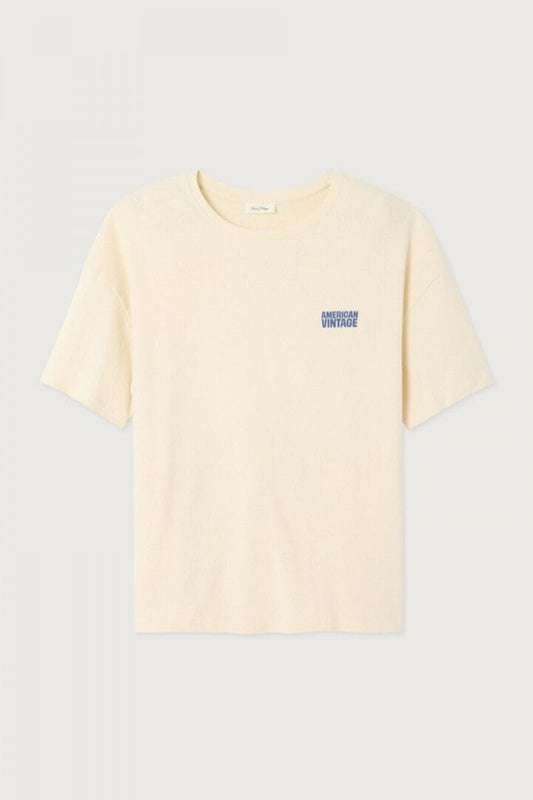 AMERICAN VINTAGE Polo/T-shirt ECRU / S T-Shirt American Vintage - T-shirt homme Ykobow