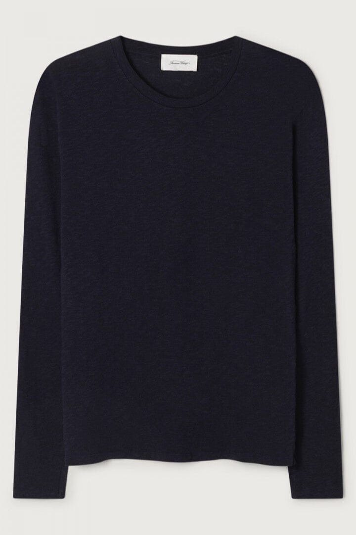 AMERICAN VINTAGE Polo/T-shirt NAVY / S T-shirt American Vintage - T-shirt homme Bysapick