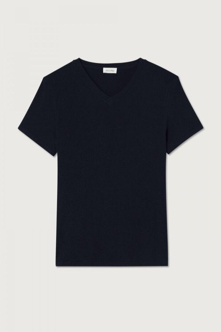 AMERICAN VINTAGE Polo/T-shirt NOIR / S T-Shirt American Vintage - T-shirt homme Gamipy