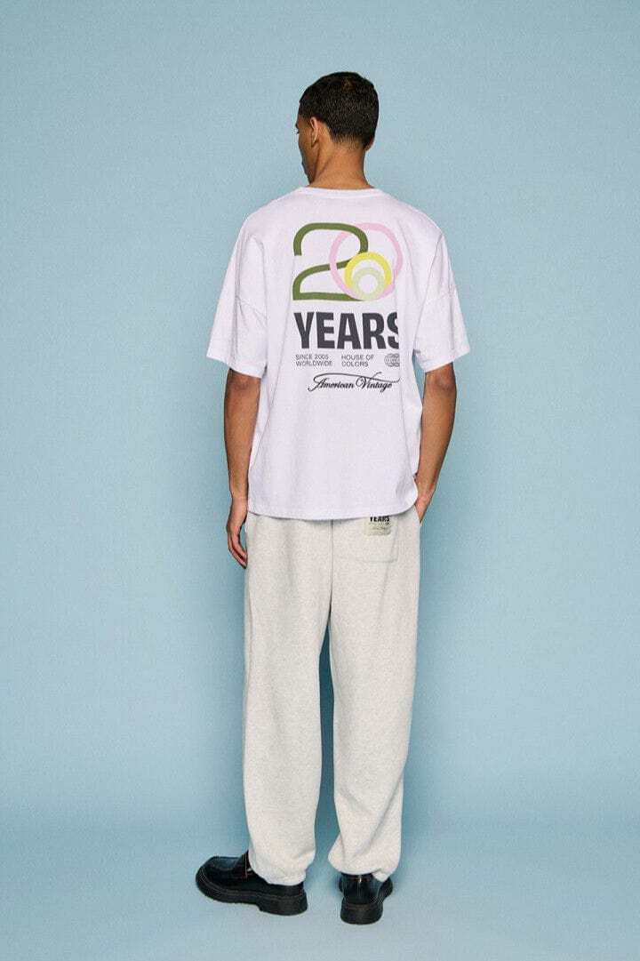 AMERICAN VINTAGE Polo/T-shirt T-Shirt American Vintage - T-shirt mixte Fizvalley  "20 years"