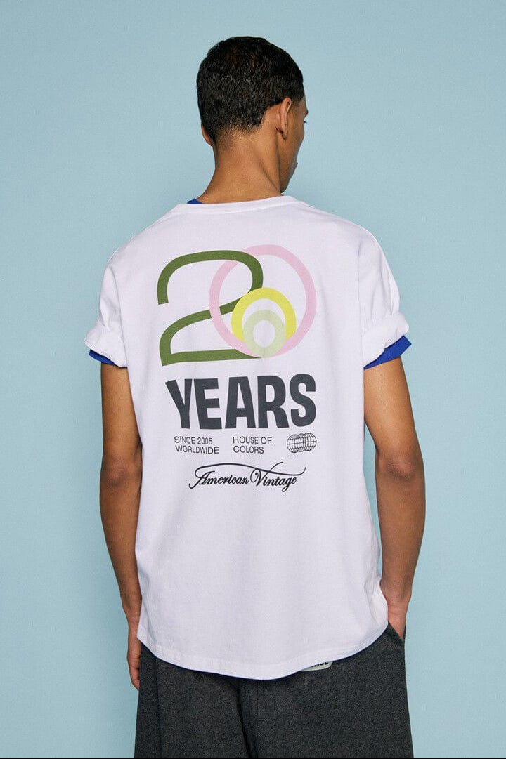 AMERICAN VINTAGE Polo/T-shirt T-Shirt American Vintage - T-shirt mixte Fizvalley  "20 years"
