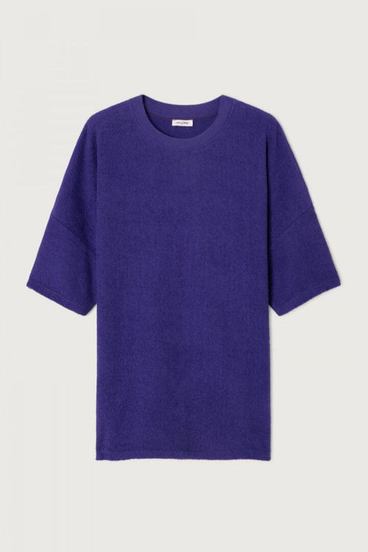 AMERICAN VINTAGE Polo/T-shirt VIOLET / S T-Shirt American Vintage - T-shirt homme Bobypark