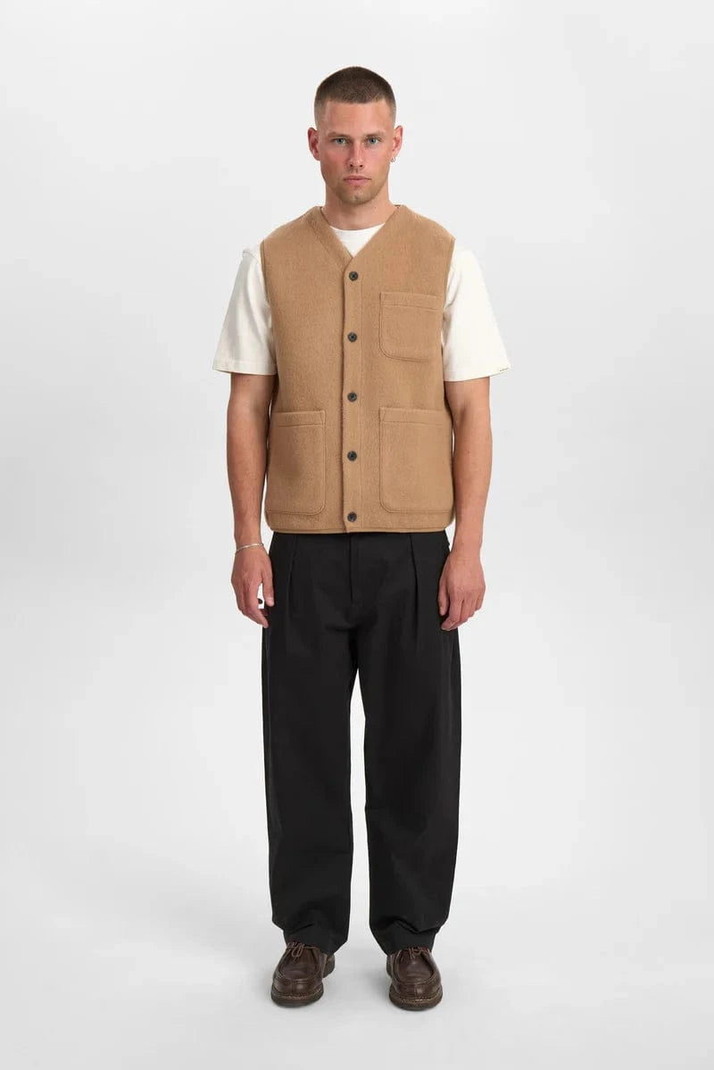 ANERKJENDT Pull/Cardigan/Gilet Gilet Anerkjendt - Akramsus boiled wool