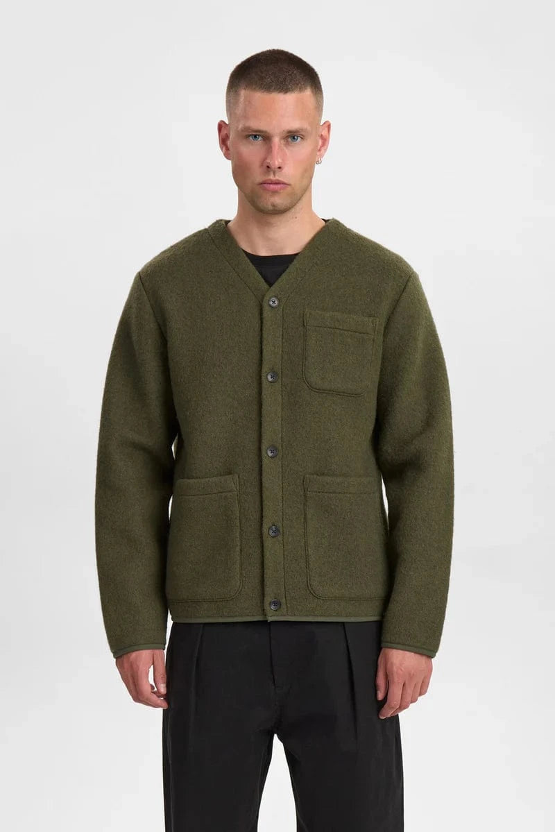 ANERKJENDT Pull/Cardigan/Gilet Pull Anerkjendt - Aksigurd boiled wool overshirt