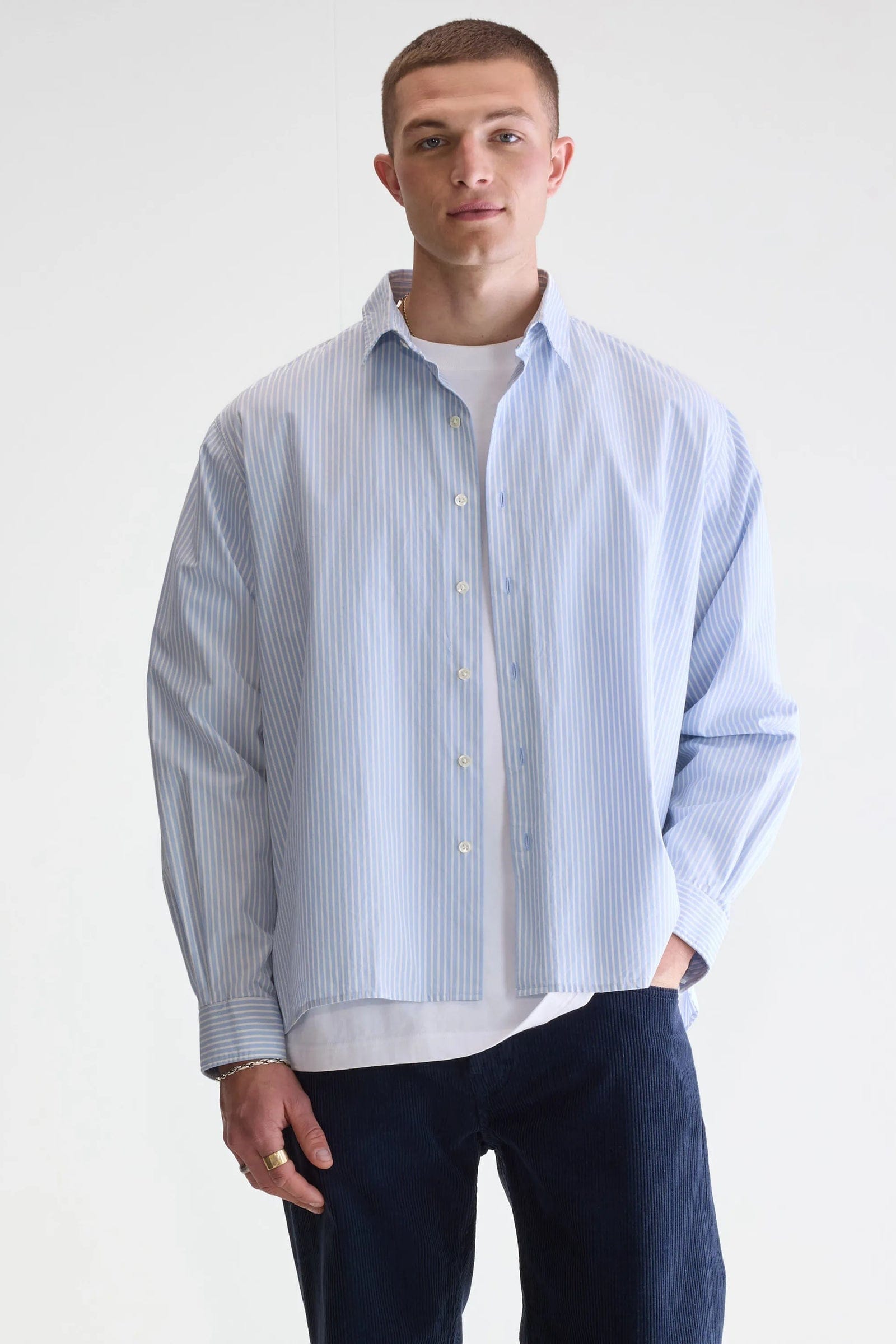 BELLEROSE Chemises stripe w / L BELLEROSE -  Gollie Relaxed Shirt
