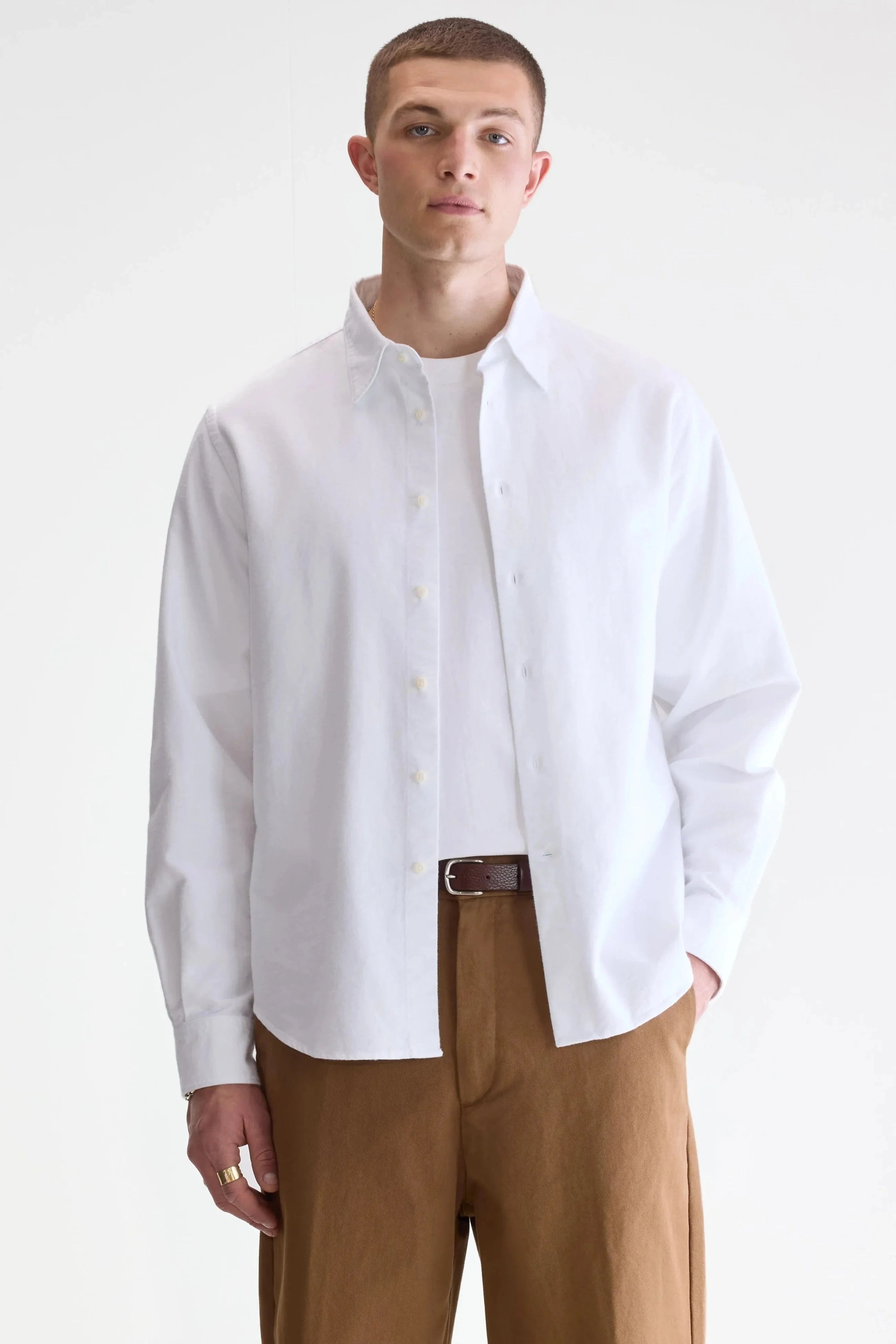BELLEROSE Chemises WHITE / S Chemise Bellerose - Chemise classique Franklin