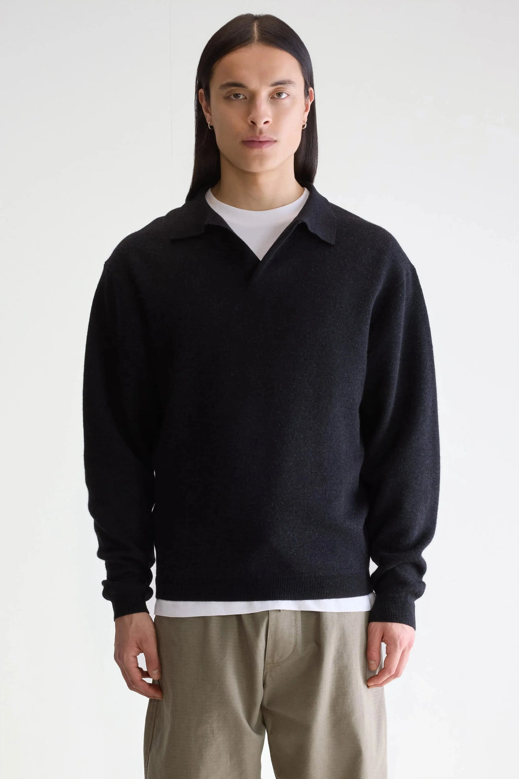 BELLEROSE Pull/Cardigan/Gilet Charcoal / S Pull Bellerose - Pull polo Diloux