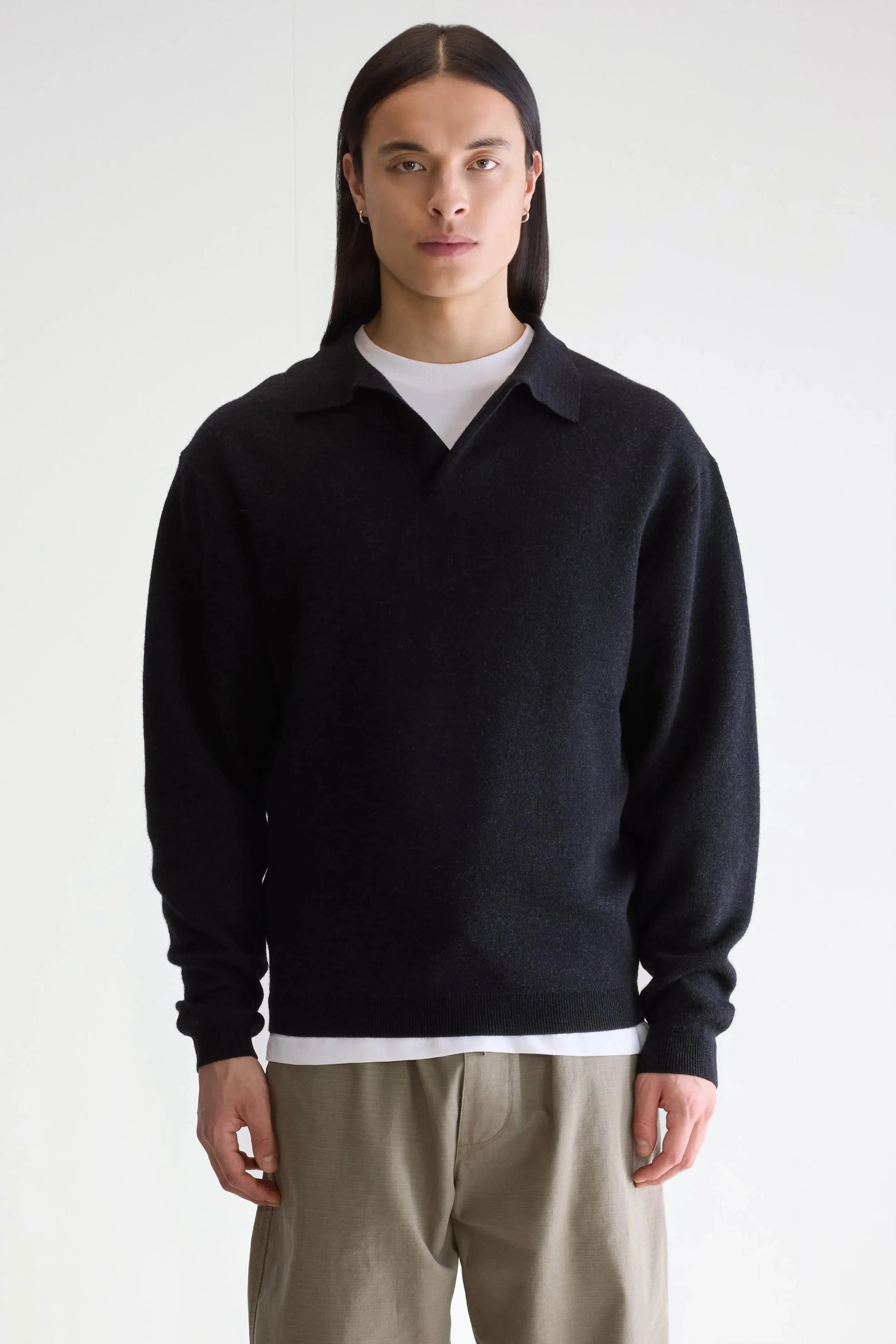 BELLEROSE Pull/Cardigan/Gilet Charcoal / S Pull Bellerose - Pull polo Diloux