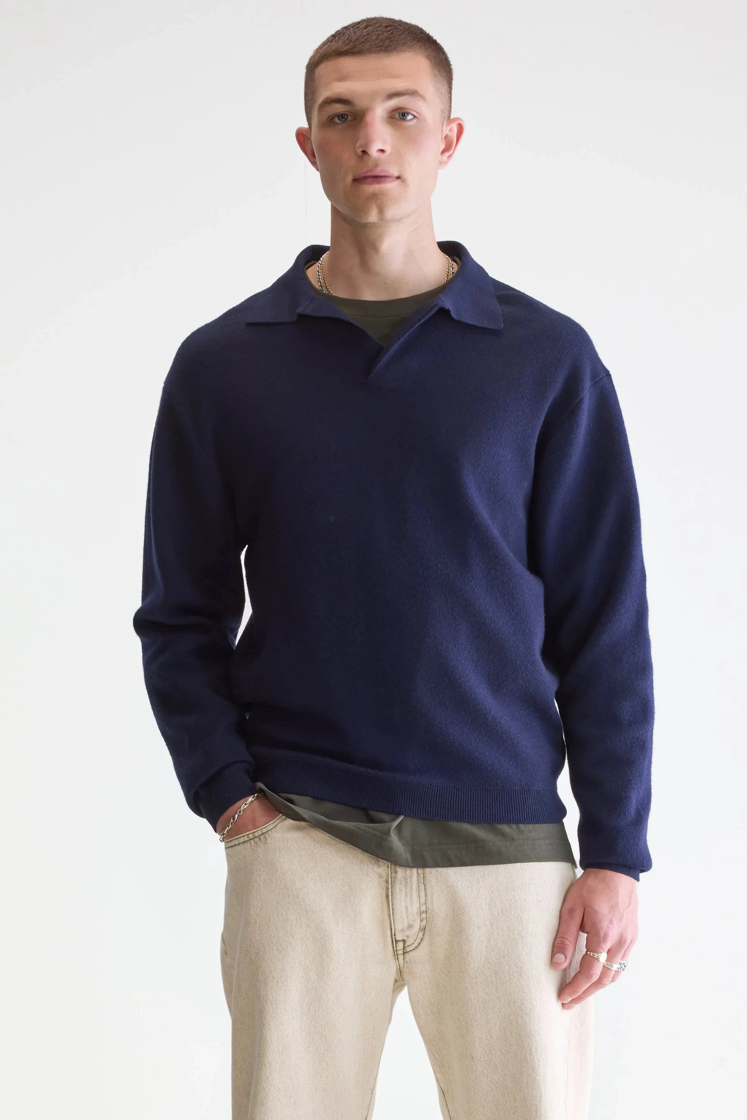 BELLEROSE Pull/Cardigan/Gilet Navy / S Pull Bellerose - Pull polo Diloux