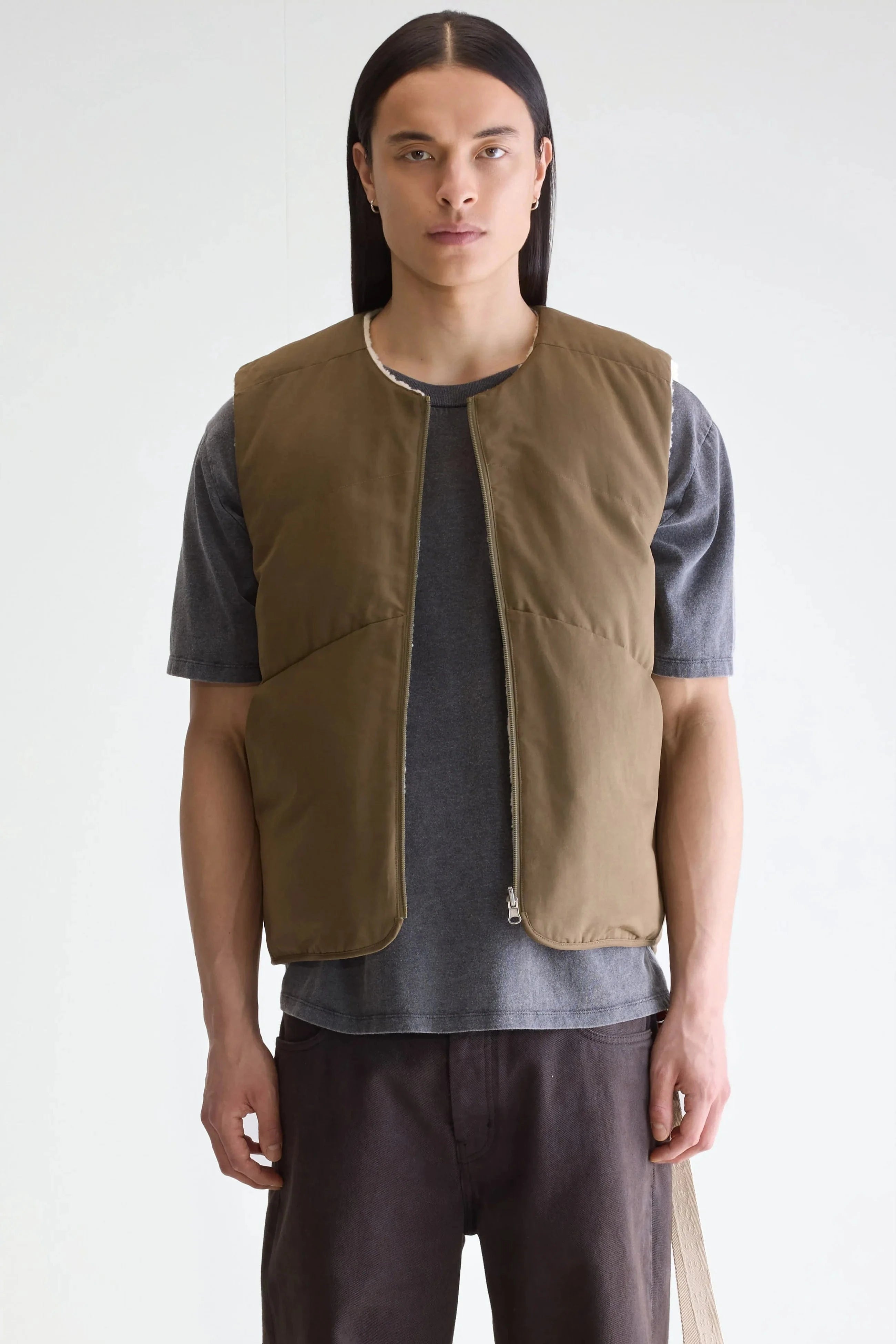 BELLEROSE Pull/Cardigan/Gilet OLIVE NIGHT / S Gillet Bellerose - Veste sans manches Hocho