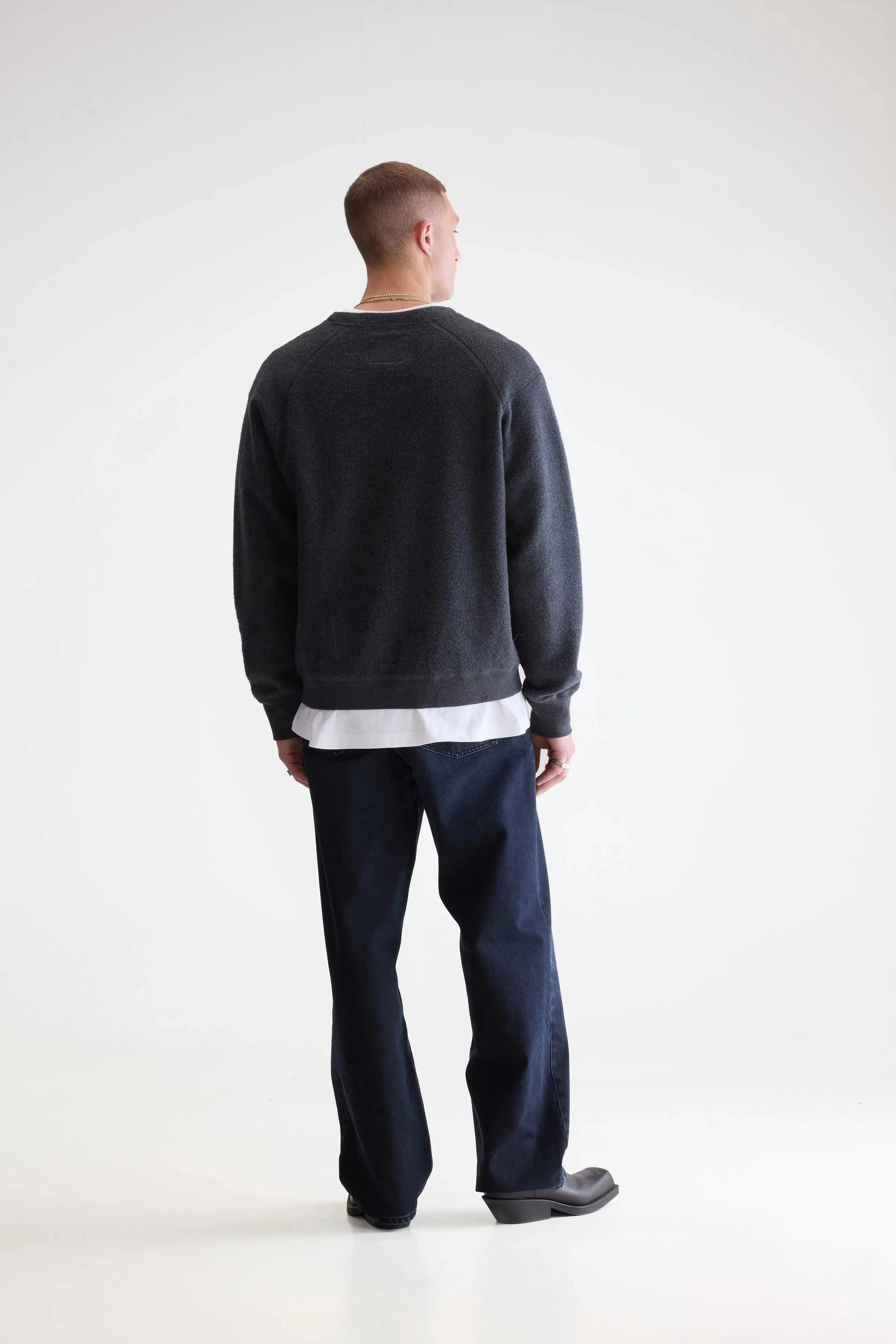 BELLEROSE Sweats Sweat Bellerose - Sweatshirt à col rond Matt Anthracite