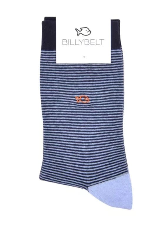 BILLYBELT Accessoires Abyssale Chaussettes Billybelt - Chaussettes Rayées en coton peigné