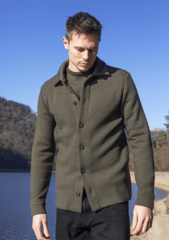 Cabane Pull/Cardigan/Gilet XS / Kaki Surchemise Cabane - Muzelle