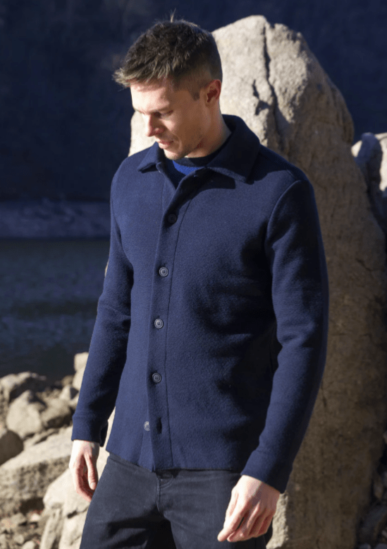 Cabane Pull/Cardigan/Gilet XS / Marine Surchemise Cabane - Muzelle
