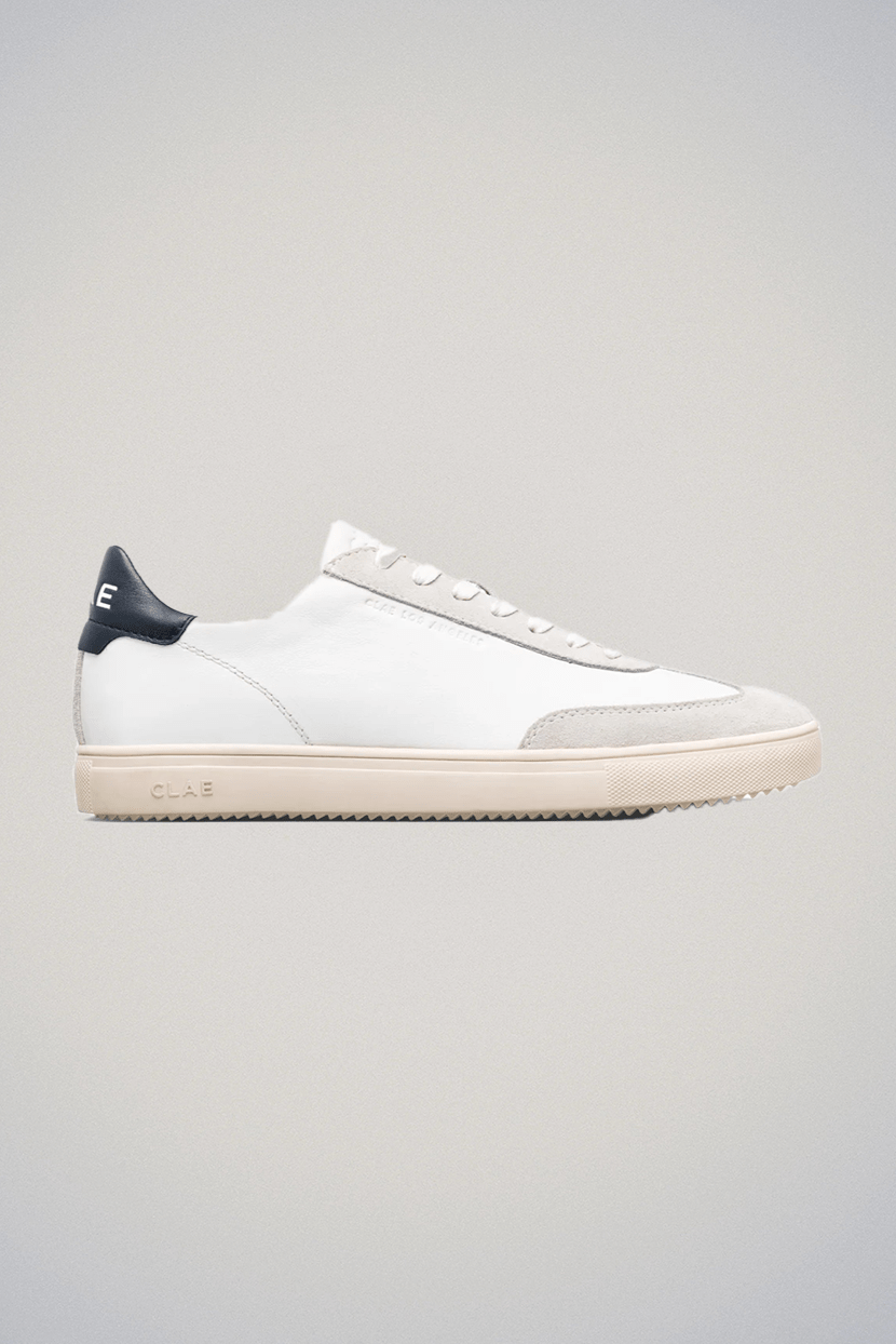 CLAE Chaussures Chaussure CLAE - Deane White Leather Navy