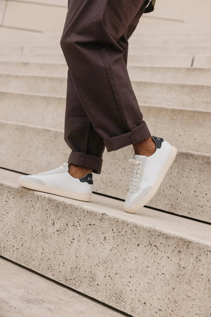 CLAE Chaussures Chaussure CLAE - Deane White Leather Navy