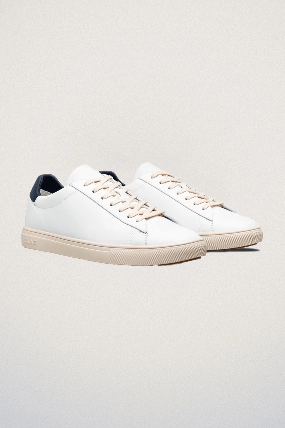 CLAE Chaussures Chaussures CLAE - Baskets Bradley Essentials White Leather Navy