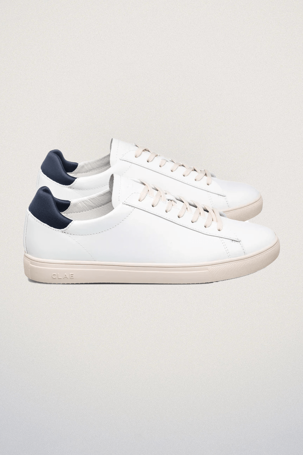 CLAE Chaussures Chaussures CLAE - Baskets Bradley Essentials White Leather Navy