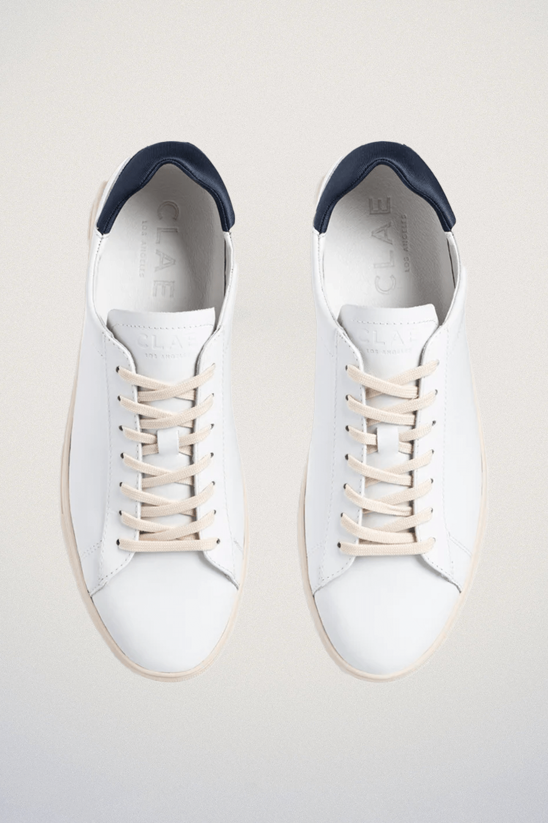 CLAE Chaussures Chaussures CLAE - Baskets Bradley Essentials White Leather Navy