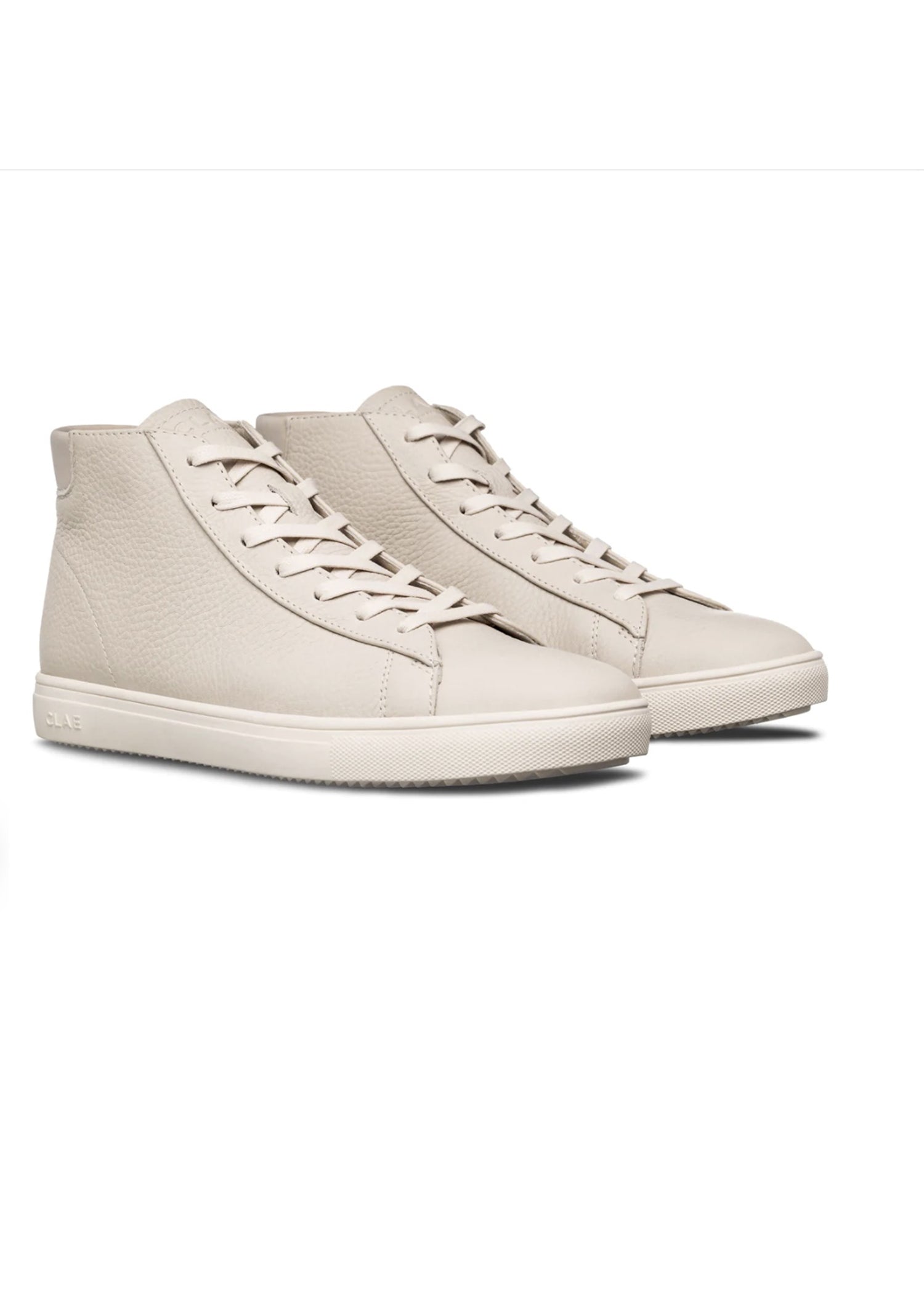 Clae Chaussures Chaussures CLAE - Baskets Bradley Mid Off-White leather