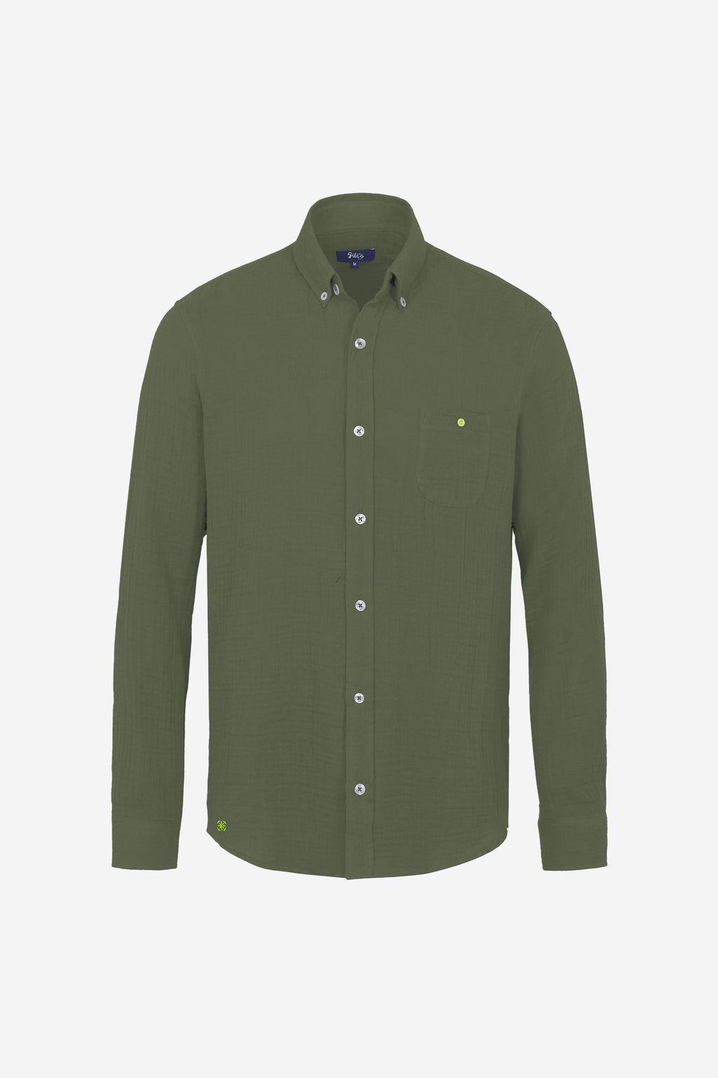 GILIS Chemises KHAKI / S Chemise Gilis - Chemise en gaze de coton