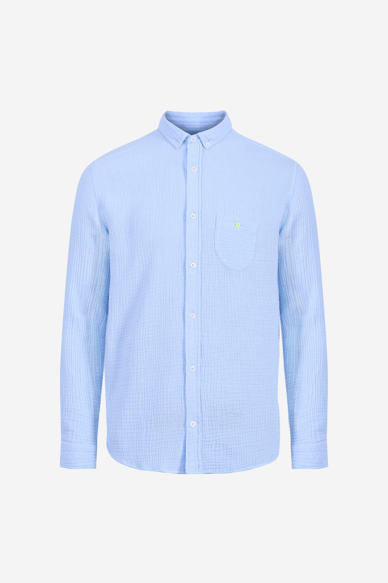 GILIS Chemises LIGHT BLUE / S Chemise Gilis - Chemise en gaze de coton