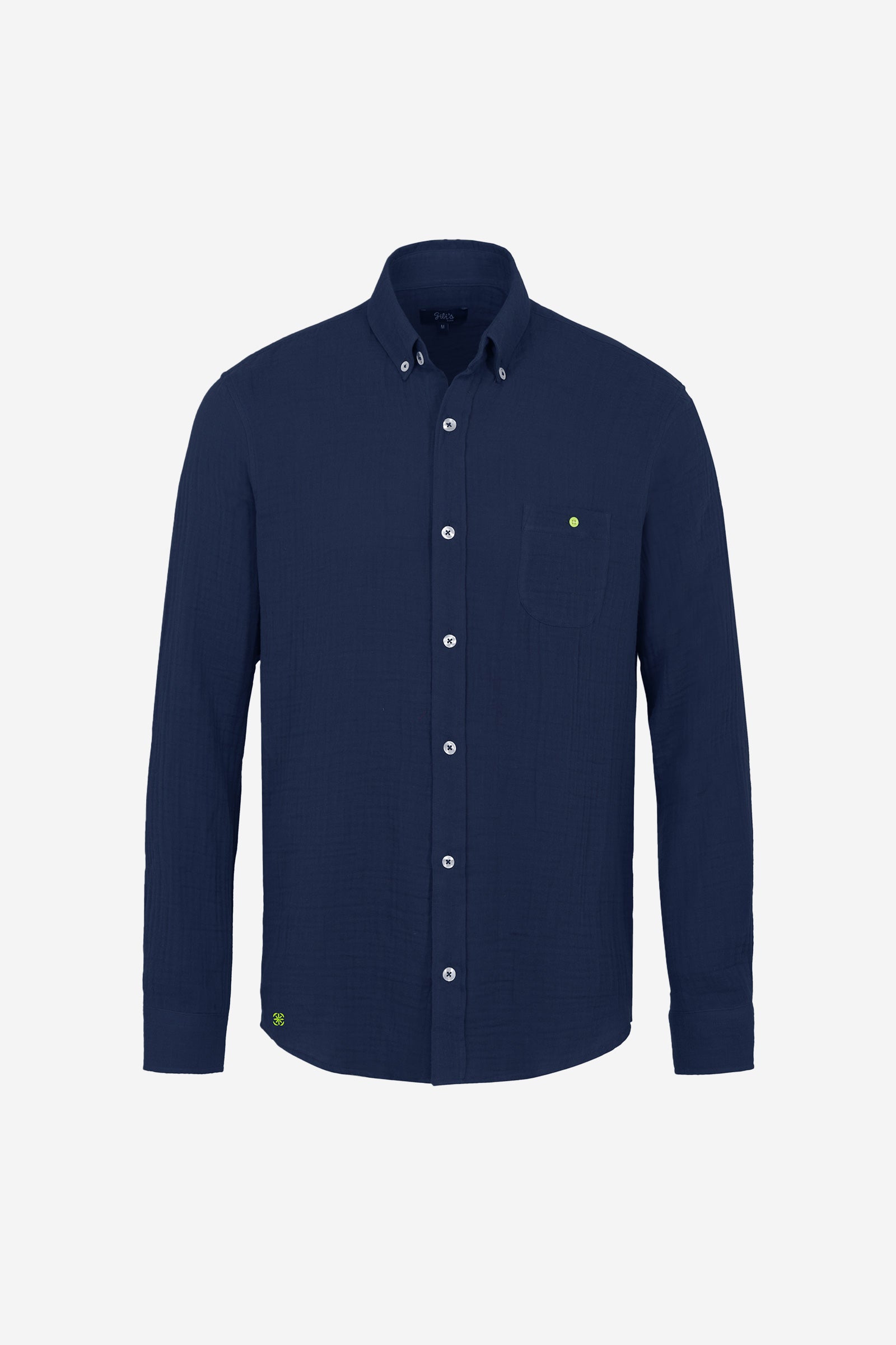 GILIS Chemises NAVY / S Chemise Gilis - Chemise en gaze de coton