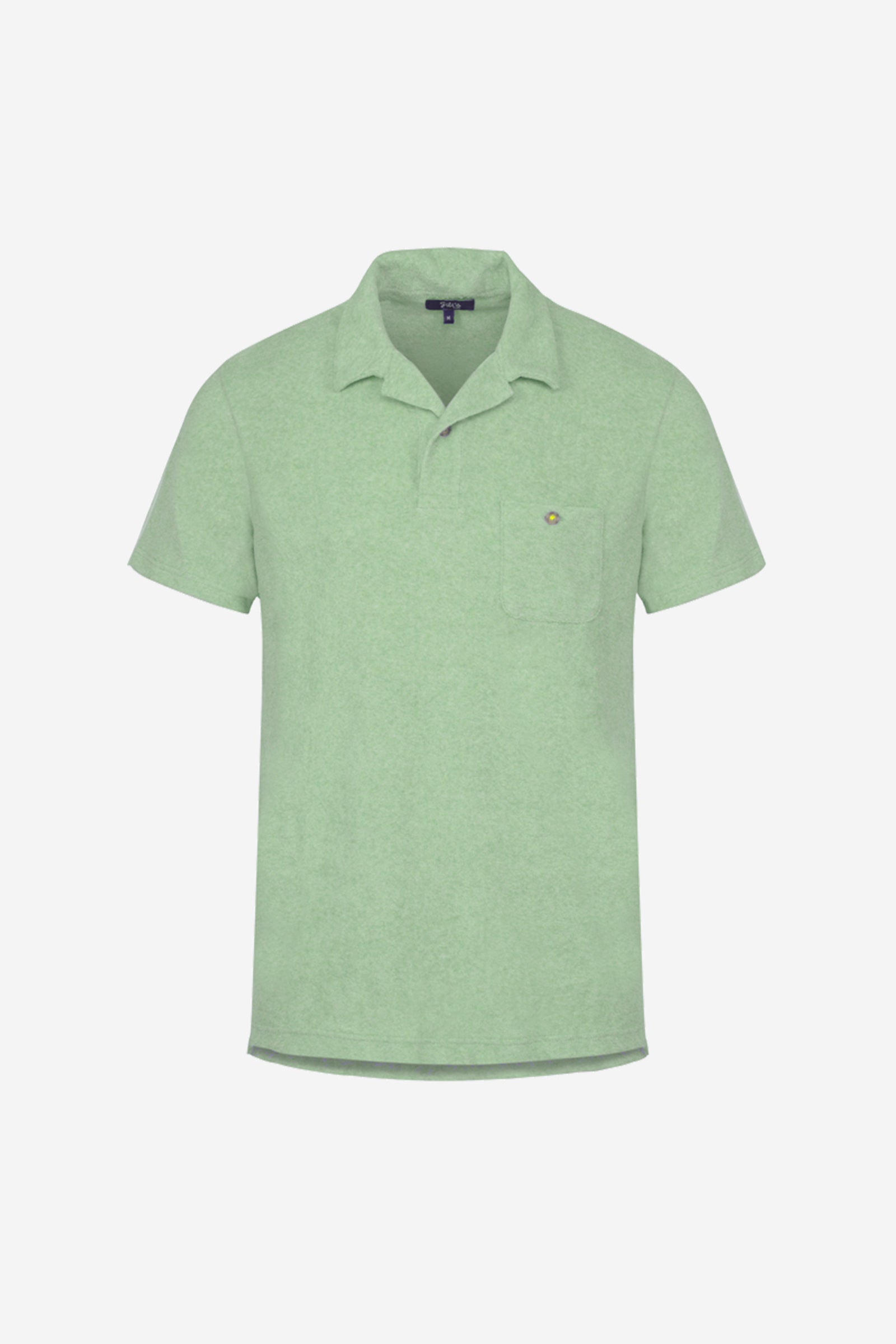 GILIS Polo/T-shirt ALMOND GREEN / S Polo Gilis - Polo en éponge