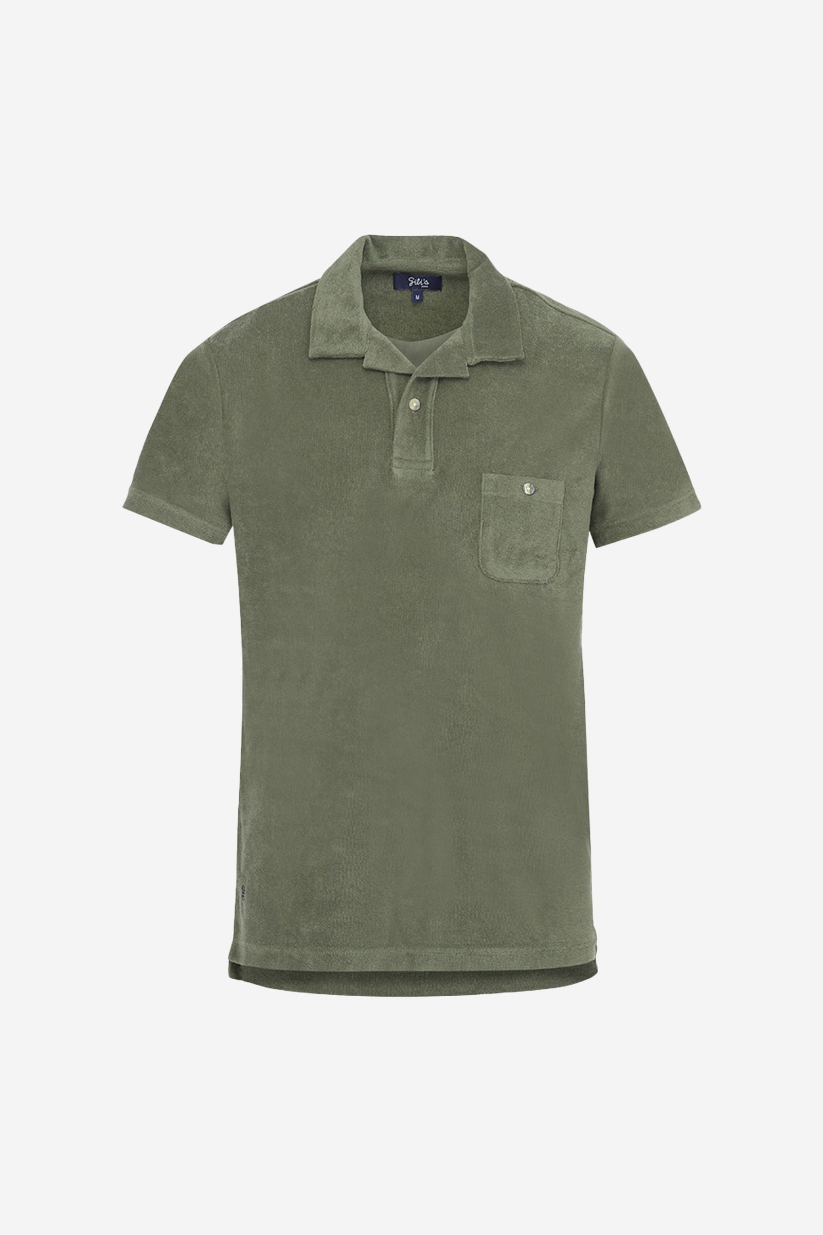 GILIS Polo/T-shirt DARK KHAKI / S Polo Gilis - Polo en éponge