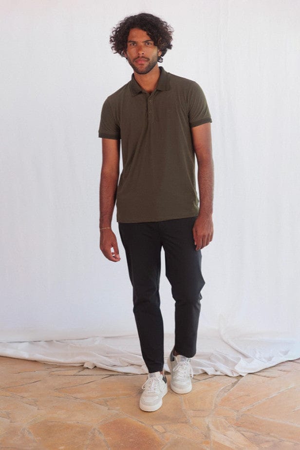 HBT Pantalons Pantalon HBT - Ben Pantalon Droit Black
