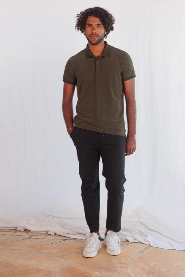 HBT Pantalons Pantalon HBT - Ben Pantalon Droit Black