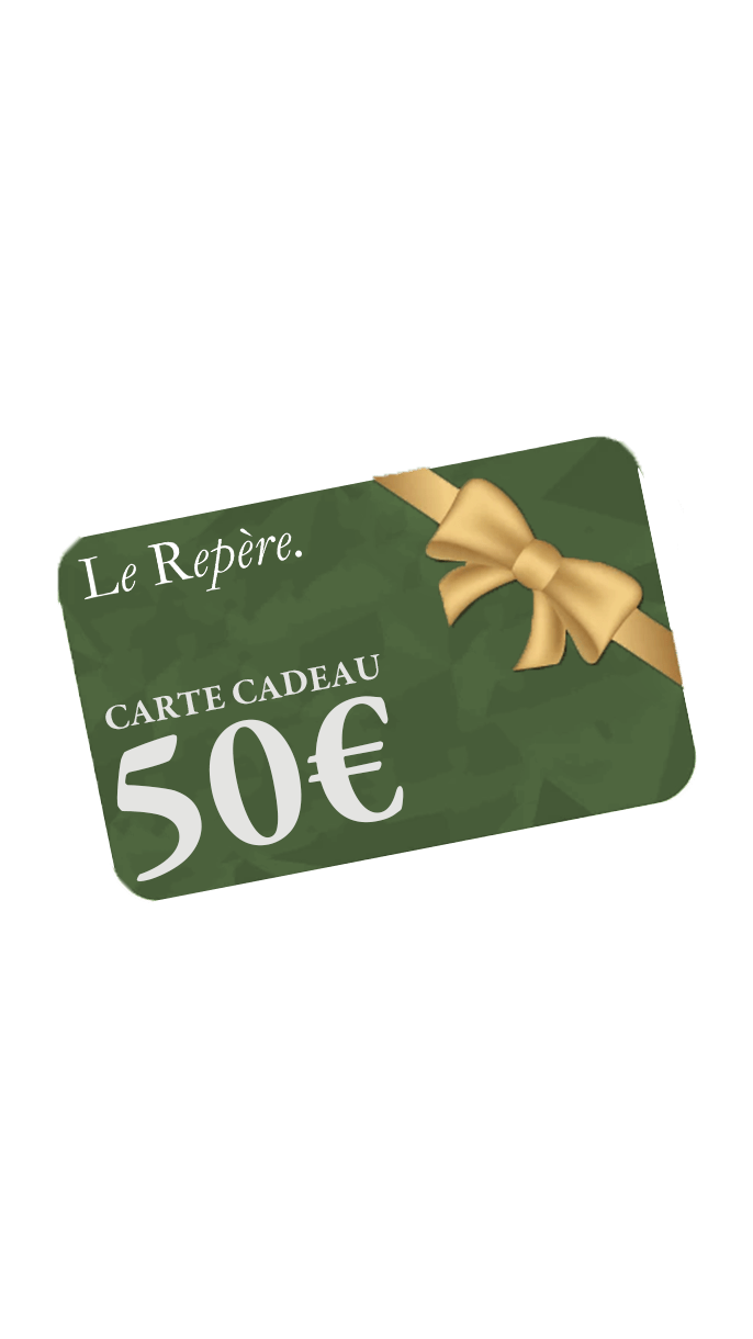 Le Repère. Cartes-cadeaux 50,00 € Carte-cadeau Le Repère