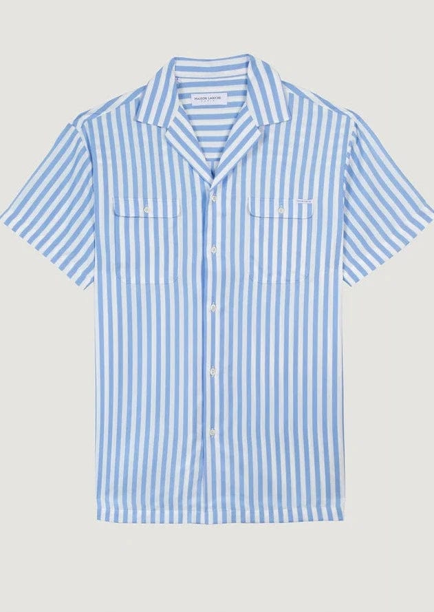 MAISON LABICHE Chemises Cream Blue Stripes / XS Chemise Maison Labiche - Laurens NB Cream Blue Stripes