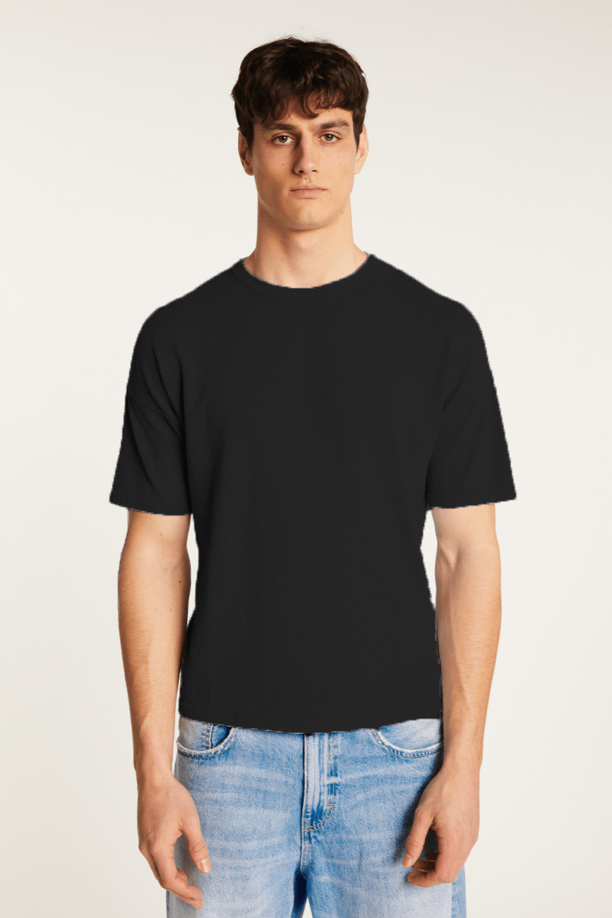 MONTAGUT Polo/T-shirt 8810 NOIR / S T-shirt Maison Montagut - T-shirt en coton Morgan