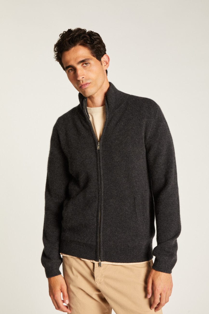 MONTAGUT Pull/Cardigan/Gilet 9012 VOLUTE / S Pull Maison Montagut - Gilet zippé en cachemire Elysée Duo