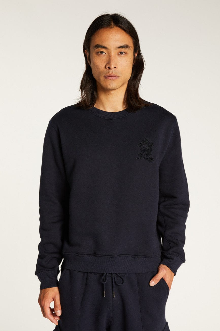 MONTAGUT Sweats 9040 MARINE / S Sweat Maison Montagut - Sweat en coton Diego