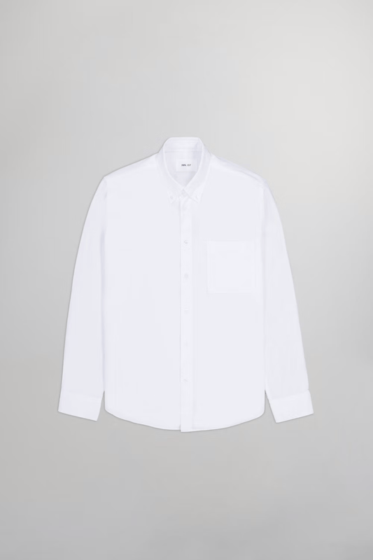 NN07 Chemises 001 WHITE / XS Chemise NN07 - Arne BD Arne Twill Shirt 5655